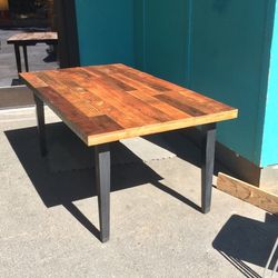 Custom Wood Dining Table 