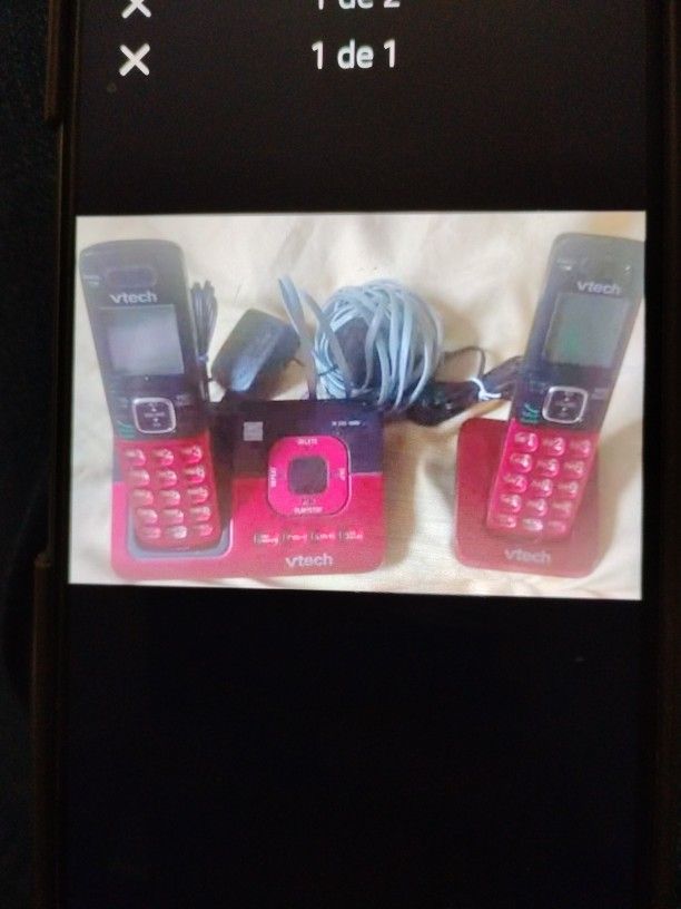 Teléfono Inalambrico VTECH CON ANEXO COMO NUEVO