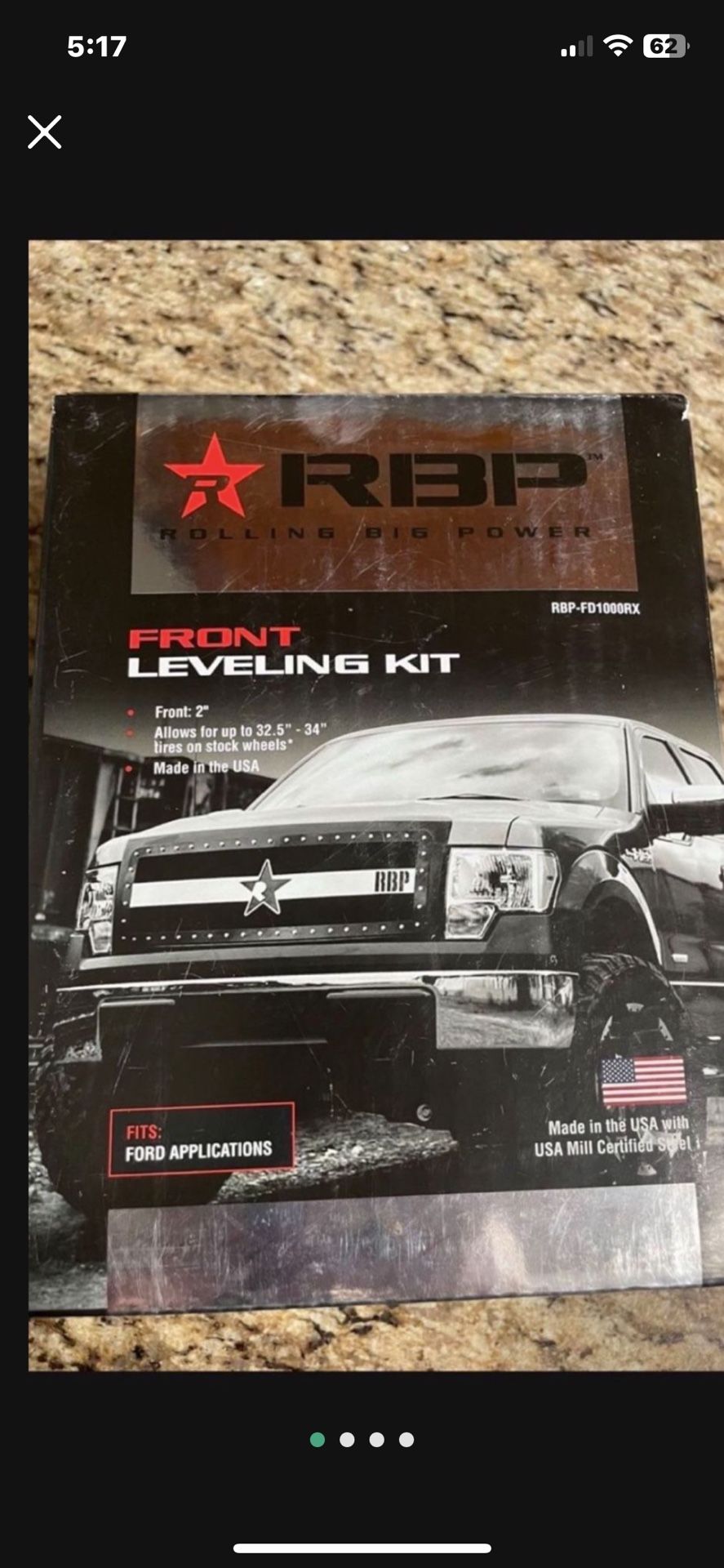 RBP RBP- 2” 1/4 Leveling Kit (Ford F150) 04 To 2016