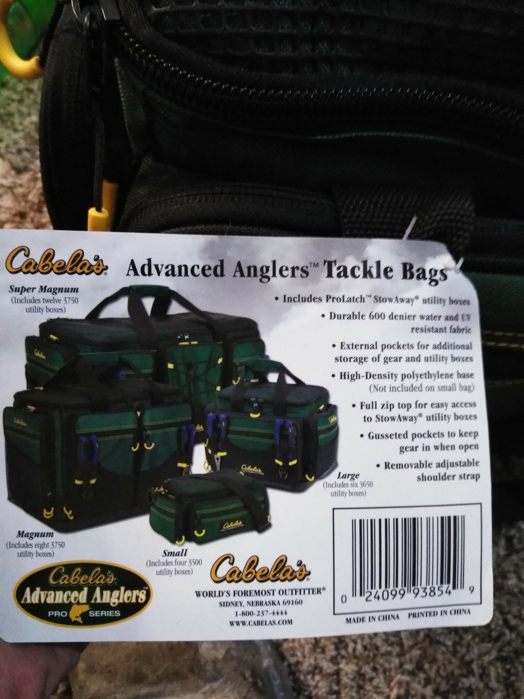 Cabela's Advanced Angler Tackle Bag size large for Sale in