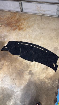 Frs dash mat with cutouts