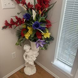 Beautiful Flower Vase With Flowers 