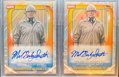 2026 Topps Finest FF 65th Anniversary Auto 2 Card Lot Michael Bailey Smith
