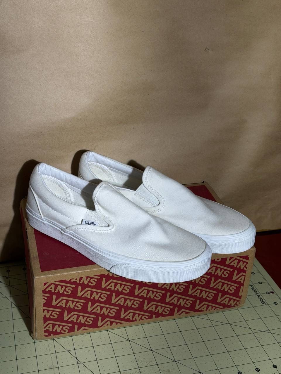 Vans Slip On True White Size 10.5 Women