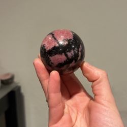 Rhodonite Sphere Crystal 