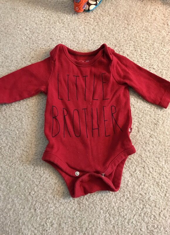 BabyGap little brother onesie