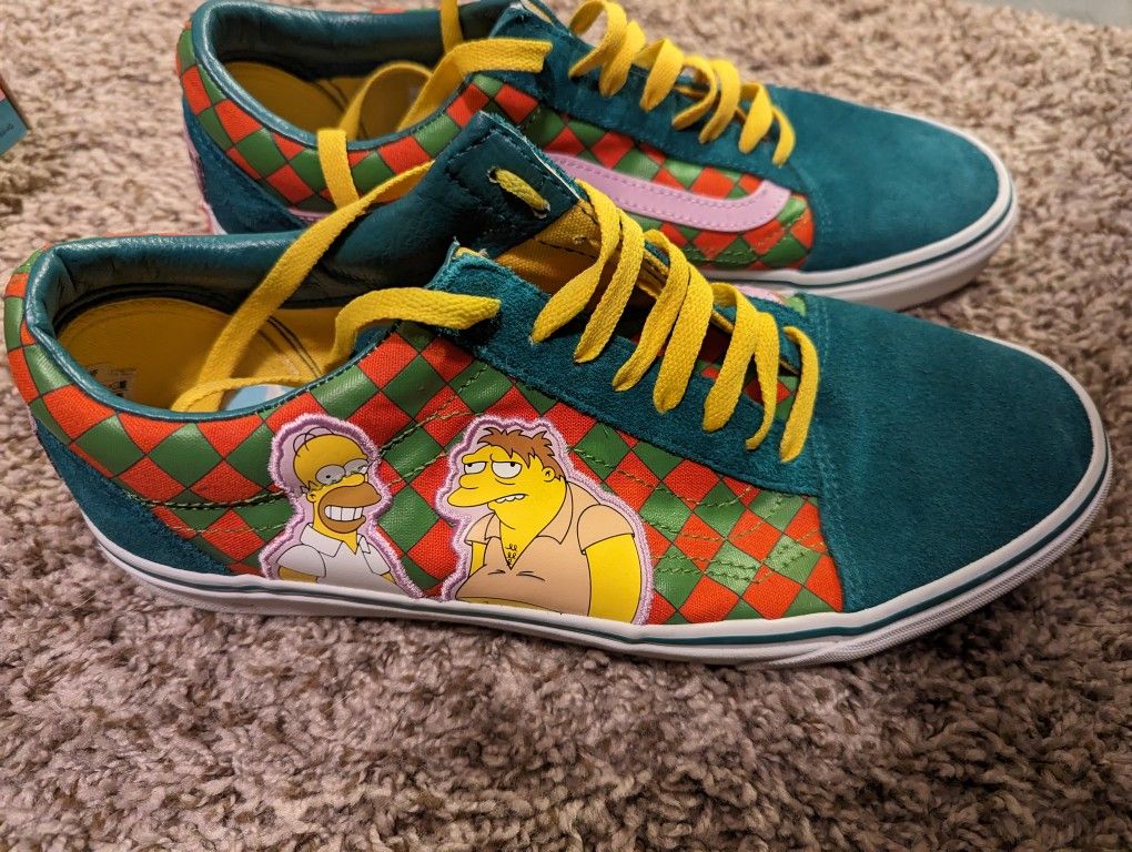 The Simpsons Moe's Tavern Vans Collab Size 11