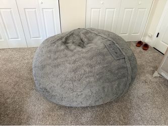 Lovesac Moviesac with Chinchilla Dense Phur Cover