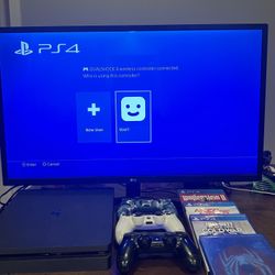 PS4 Package With Monitor 