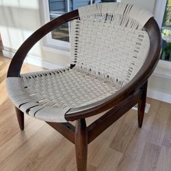 Kareth Brown Barrel Accent Chair