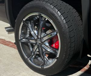 Four 22 inch Diablo chrome rims