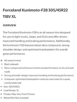 Used SUV/truck Tires Great Condition  