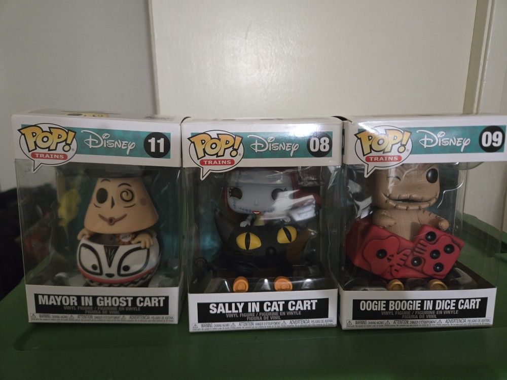 Nightmare Before Christmas Funko Pop Train