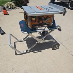 Ridgid Table Saw With Stand