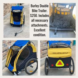 Burley Double Bike Trailer (Price Negotiable