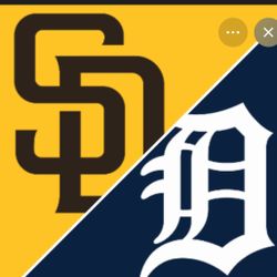 Padres March 27th Sec121 R22 aisle Seats