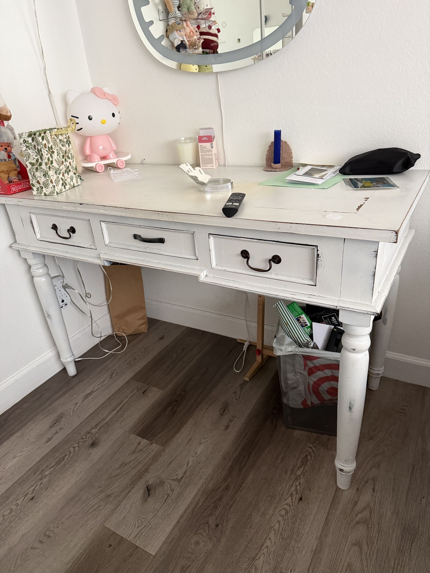 Vintage wood desk
