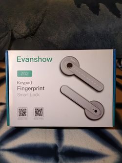 Fingerprint door lock handle
