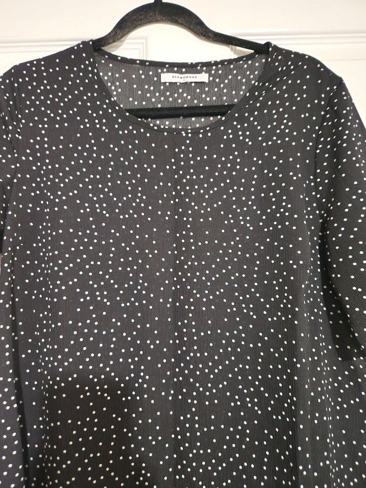 Black Polka Dot Dress