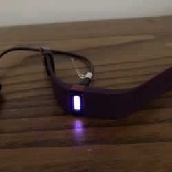 Fitbit charge hr, purple, lg band