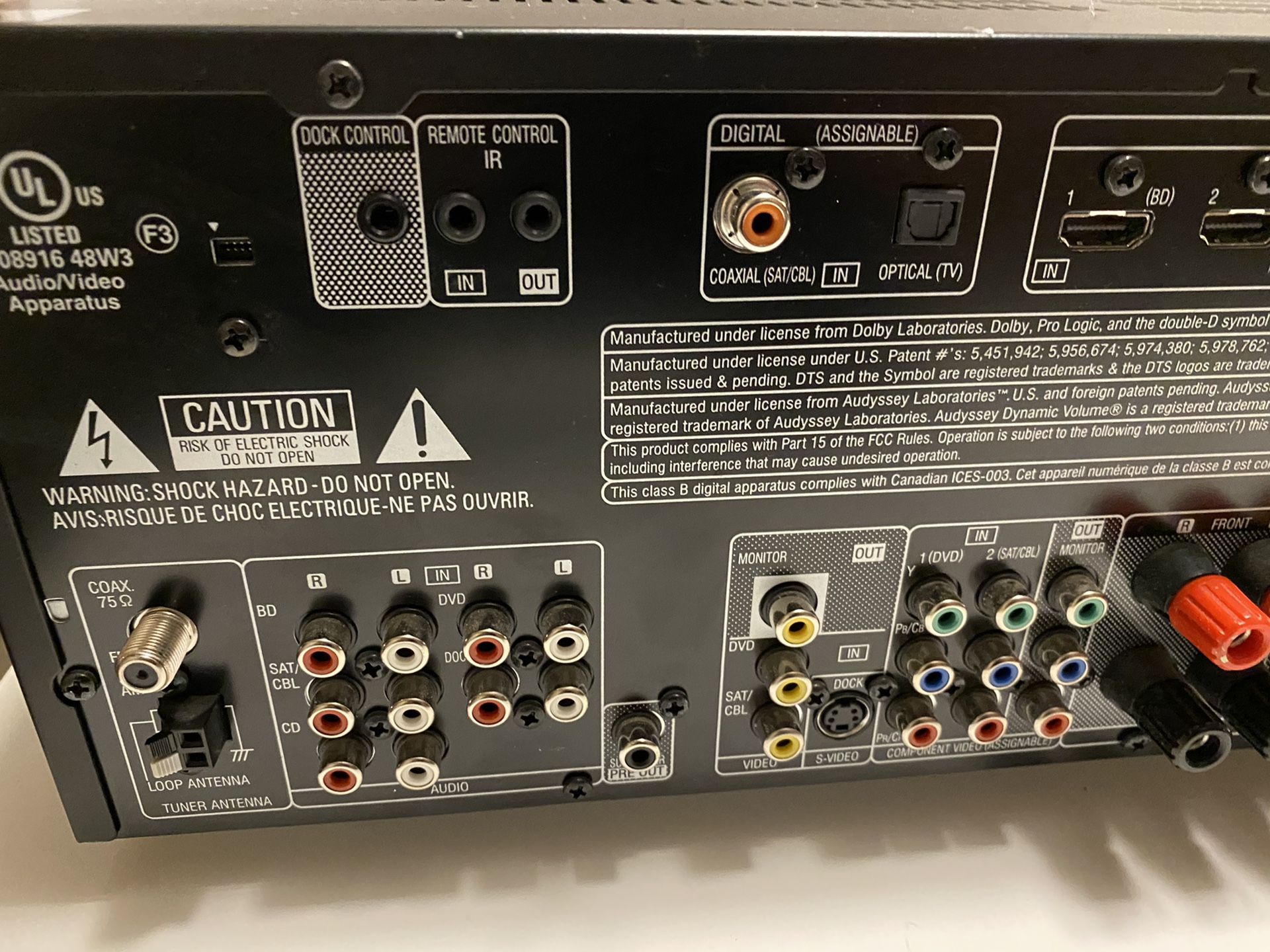 Denon AVR1712 7.1CH AV Receiver TrueHD, DTSHD, DTS, HDMI and Dolby