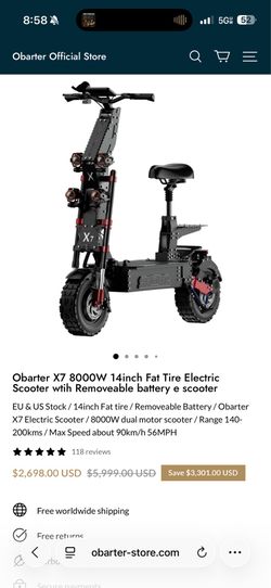 Obarter X7 (SuperScooter)