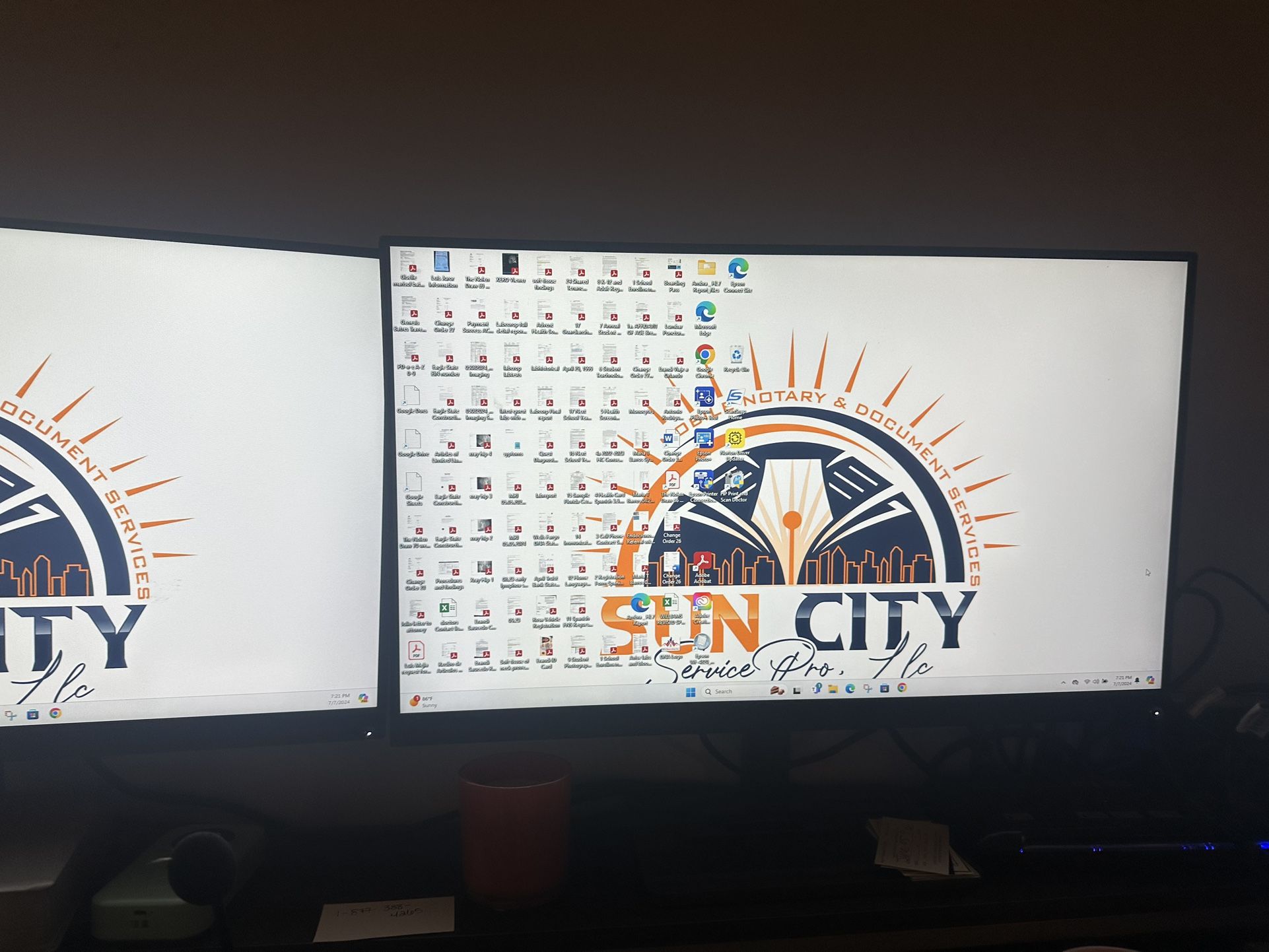 Lenovo Dual monitors