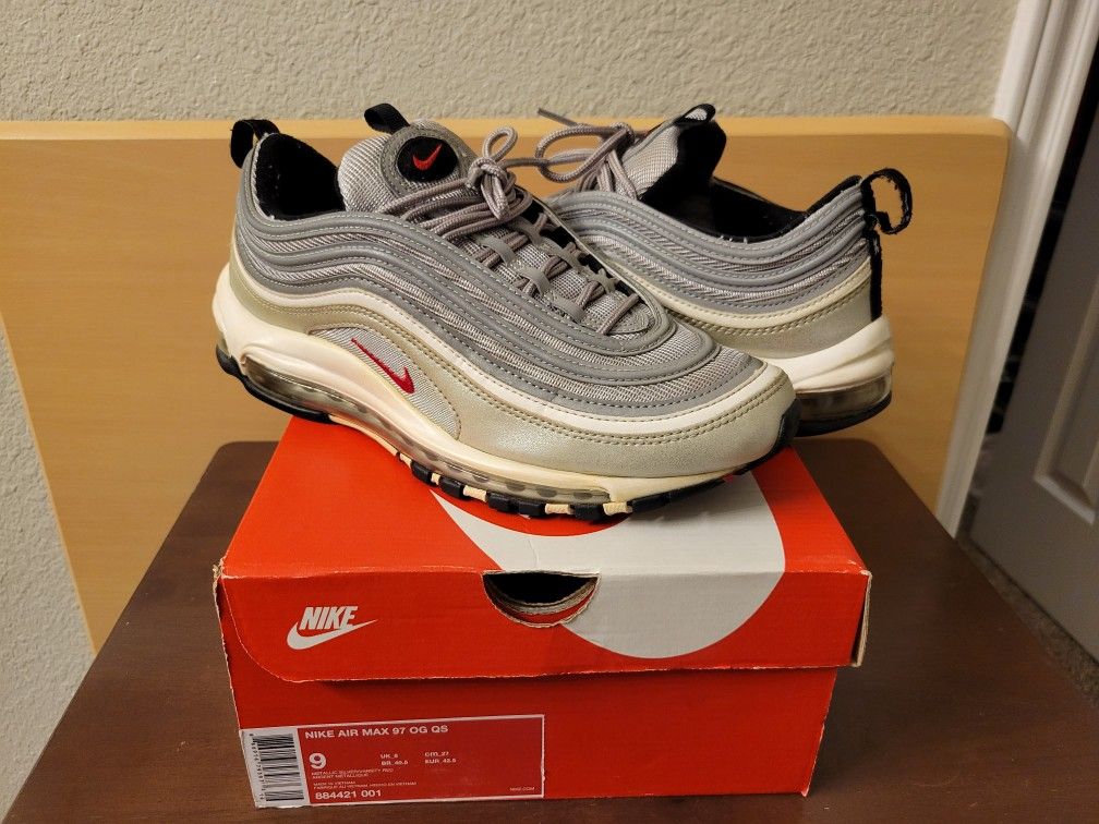 2016 Nike Air Max 97 Silver Bullet Size