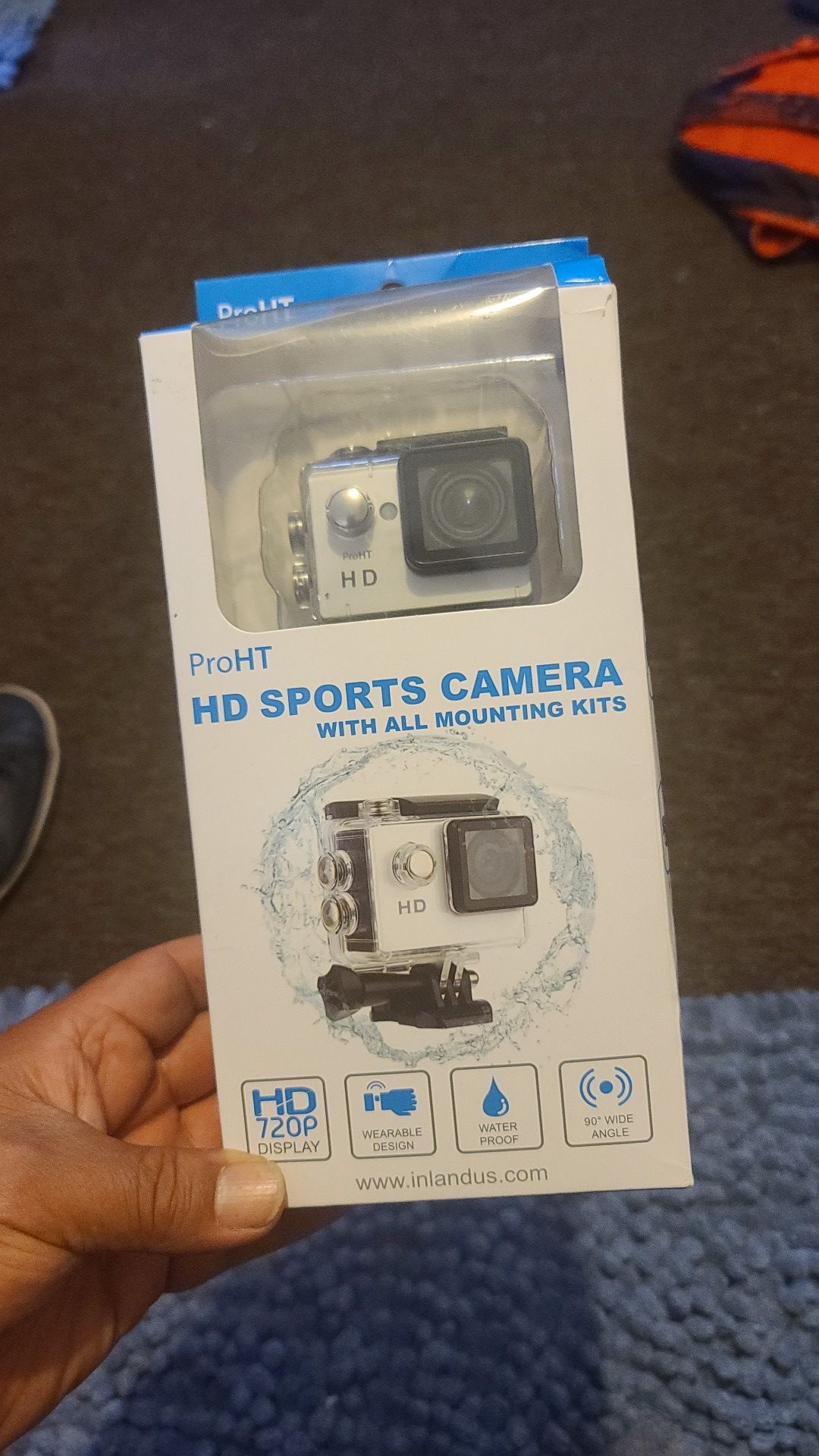 HD SPORTS CAMERA with all mounting kits