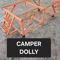 8ft truck Camper dolly heavy duty on wheels with stairs