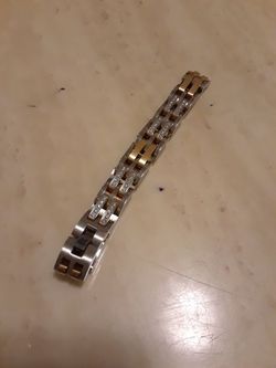 Men silver bracelet real deal