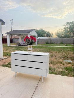 Modern white dresser