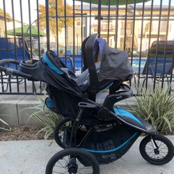 Baby Trend Race Tec Plus Troller & Baby Carrier 