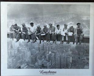 Lunchtime Top of the Rock 1932 Framed Poster