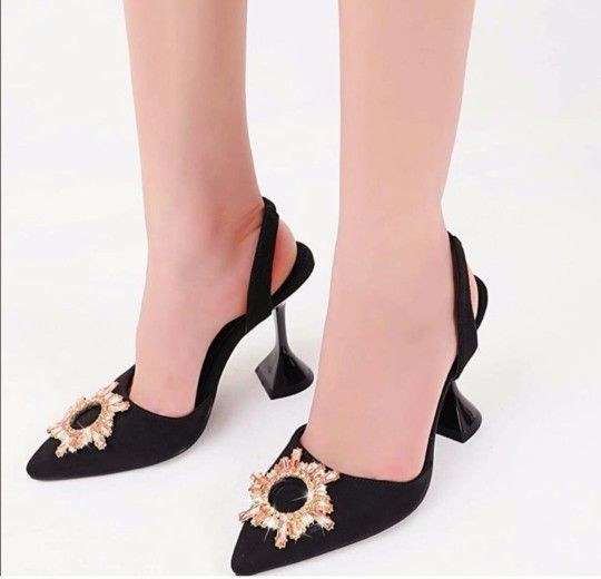 Mackin J Women's Rhinestone Stiletto Heel