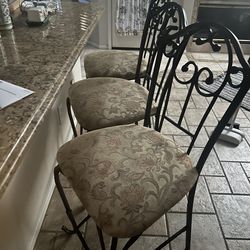 Three Counter Height Bar Stools