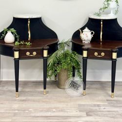 Vintage Neoclassical end table set