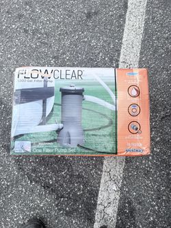 Flowclear Poll Pump Filter Set