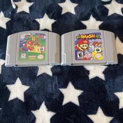 Super Mario 64 and Super Smash Bros
