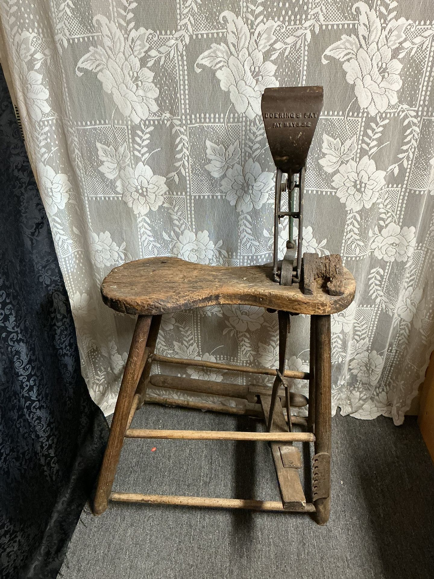 Antique Leather stitching pony