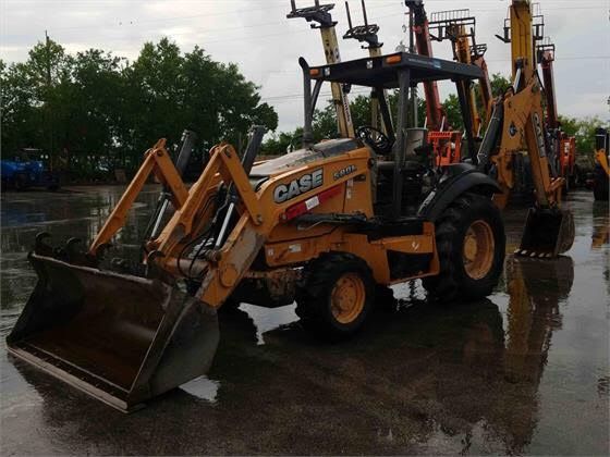Backhoe, Case 580N