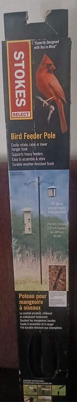New bird feeder pole