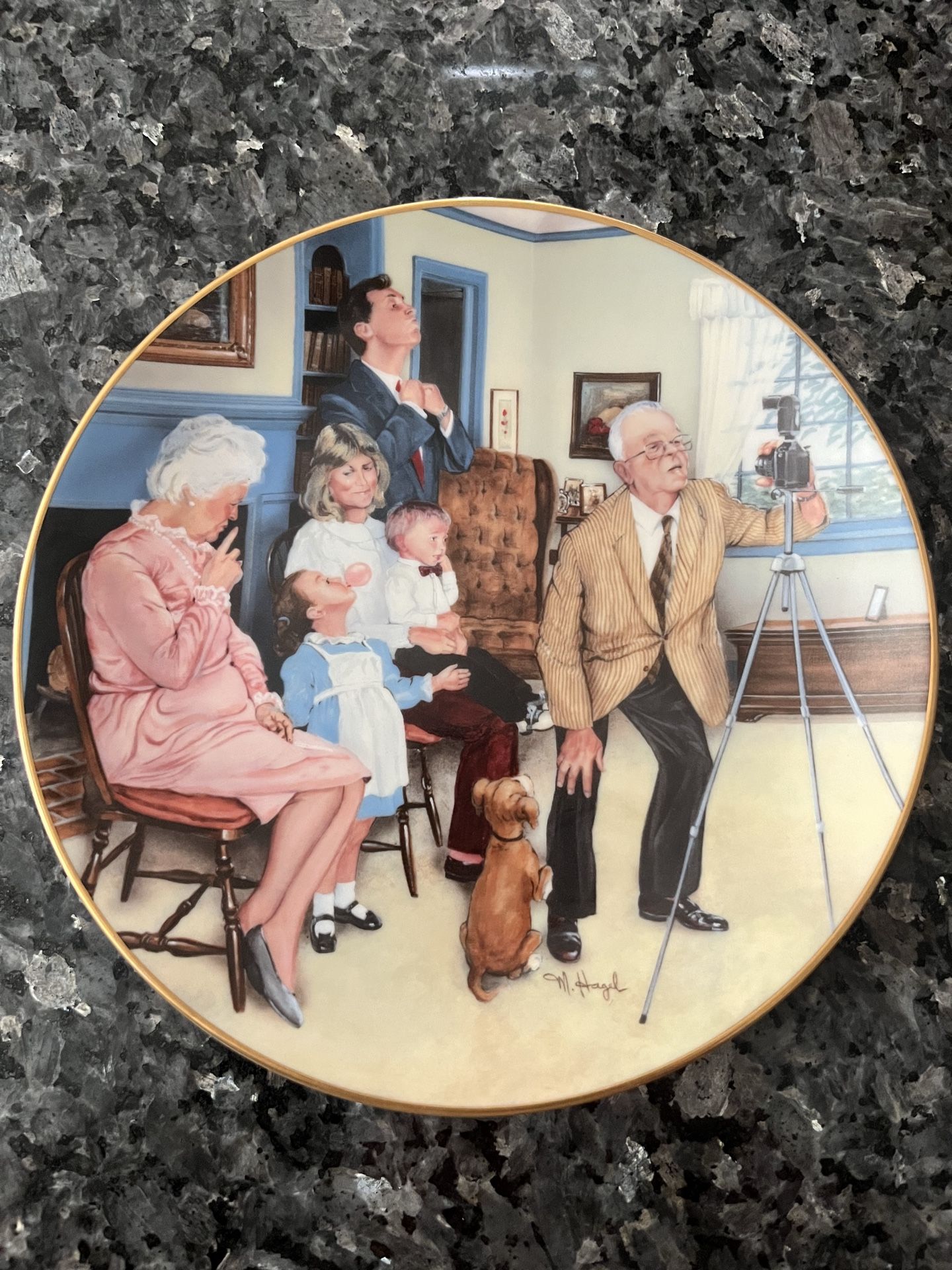 “Family Portrait” Decorative Plate