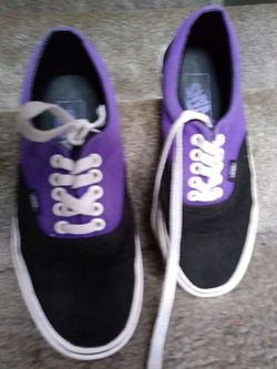 VANS shoes black & purple