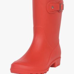 FROM A FILM SET Red Rubber Rain boots (size 7.5 Women) 