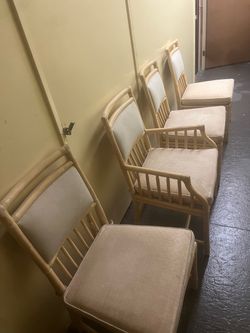 Vintage Mcguirre bamboo chairs