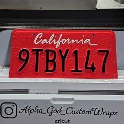 License Custom Plate Wraps