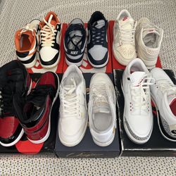 Jordans & Nike Dunks For Sale SIZE 13 ALL