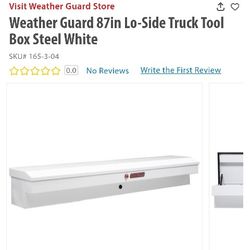 2 Weatherguard Knaack Truck Toolboxes For 8ft Truck Bed With Keys 