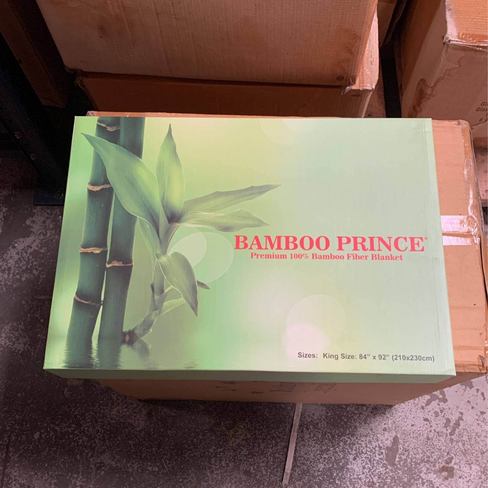 New Bamboo Prince 100% Bamboo Fiber King Size Blanket